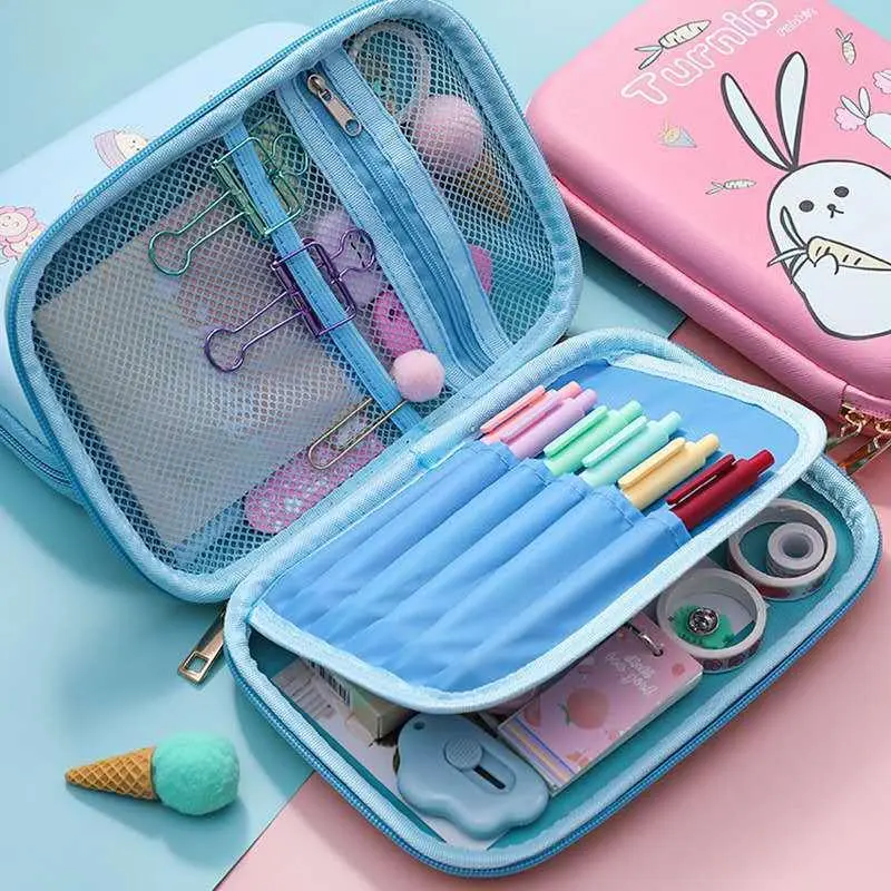 Cartoon EVA Children's Stationery Pencil Case 3D Waterproof Stationery