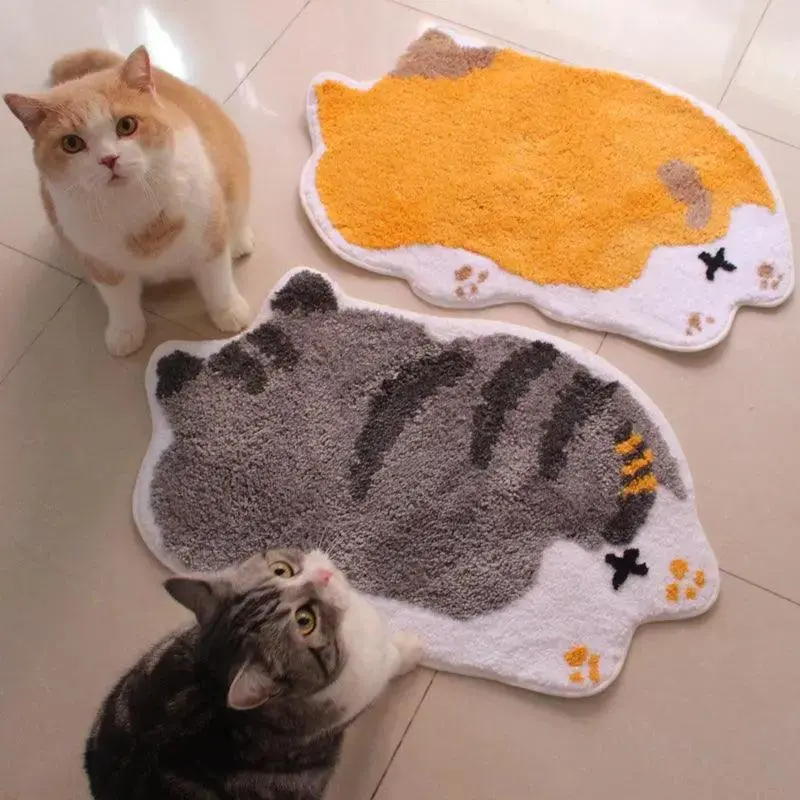 Cartoon Non-slip Floor Mats, Pet Carpets, Cat Mats, Sleeping Cat Cage Mats, Warm Cat Supplies