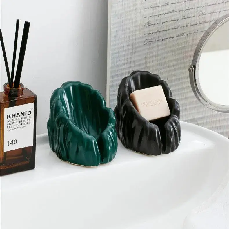 Ceramic Soap Box No Water In Domestic Bathroom