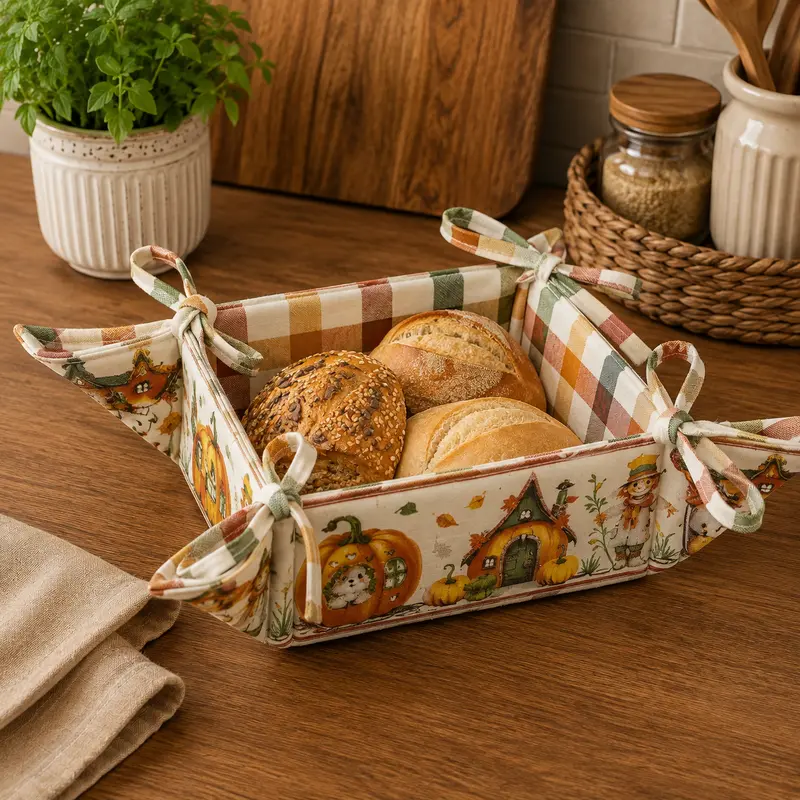 Cestino Portapane ZUCCHE COUNTRY