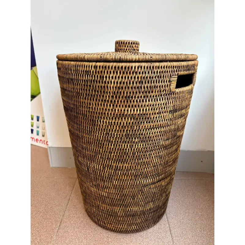 Cesto portabiancheria H&H Rattan naturale