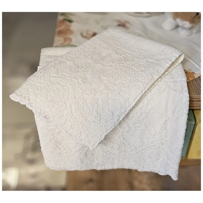 Chez Moi Set 2 asciugamani da bagno in cotone "Corinzio" 2 varianti(2pz)
