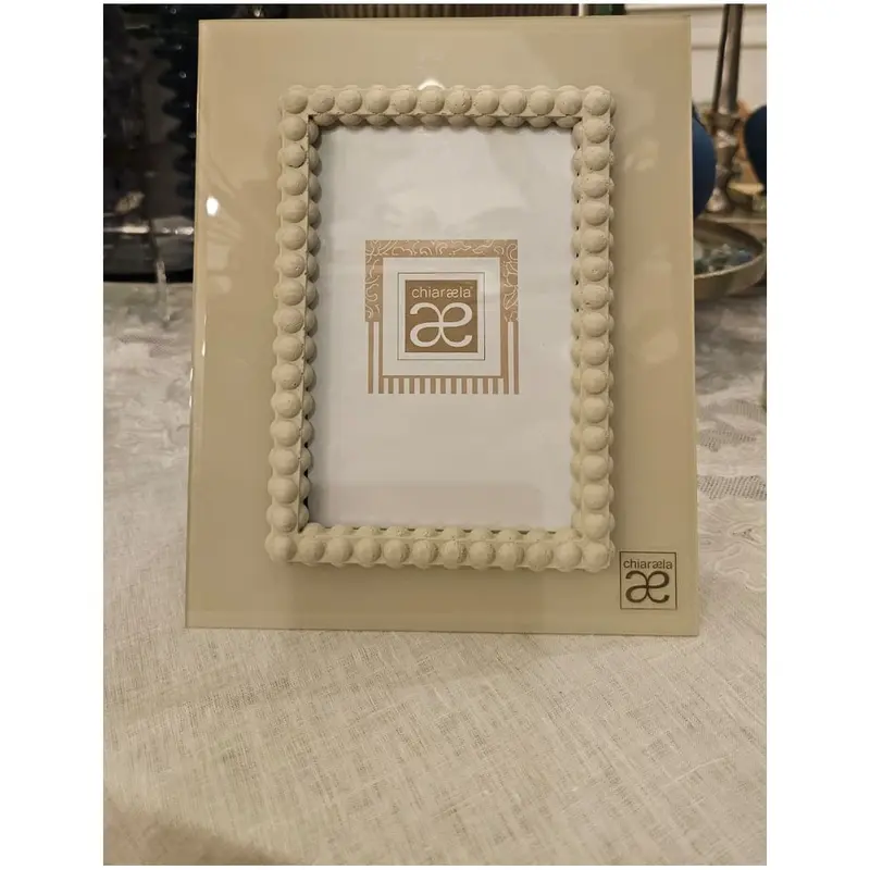 Chiaraela Cornice Portafoto Bolle in vetro 22.5x18.5 cm 4 varianti(1 unità)