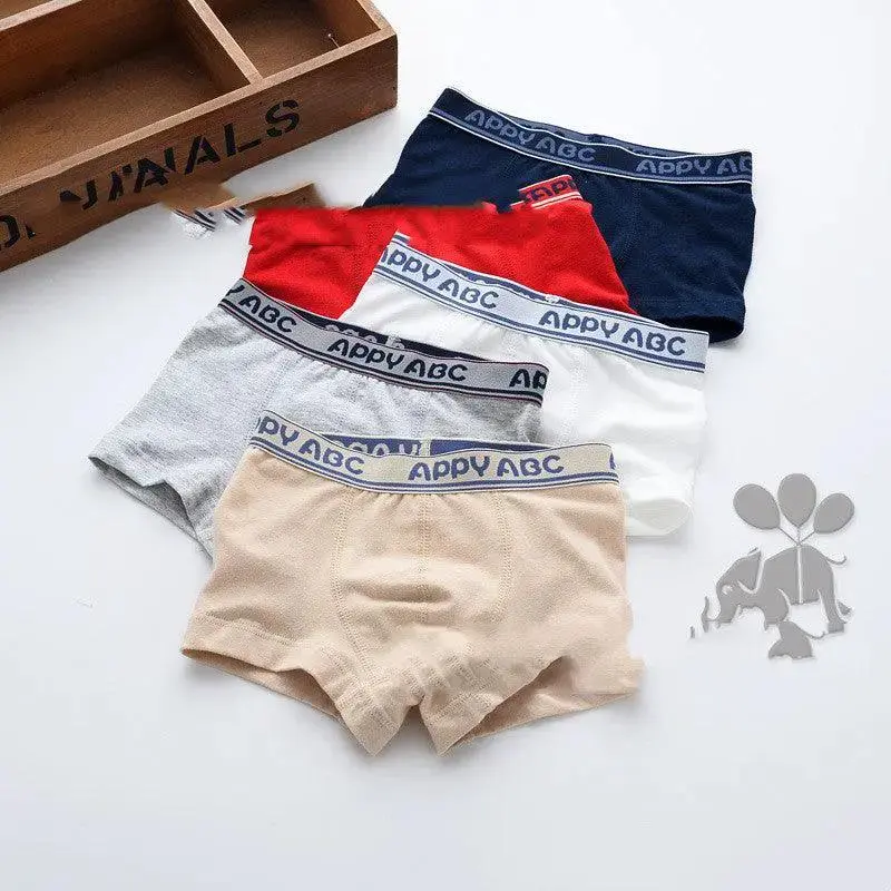 Children's Underwear Boys Baby Cotton ABC Letters 5