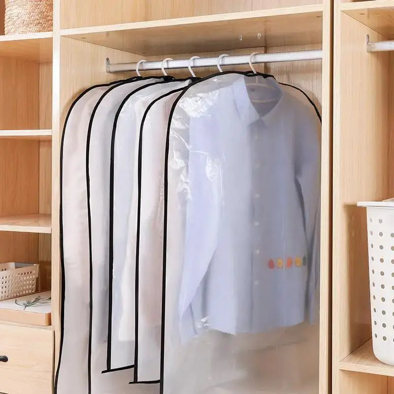Clothing Household Transparent Waterproof Storage Clothes Dust Cover Hanging Clothes Bag