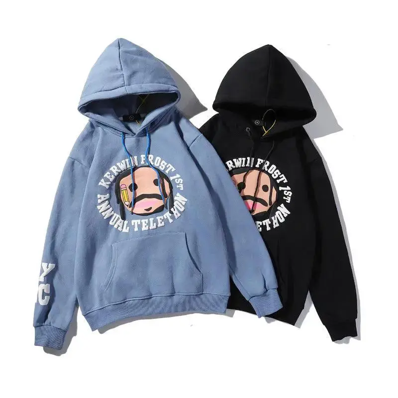 Co-Branded Charity Hoodie Cartoon Printed Sweater Men And Women Hooded Jacket