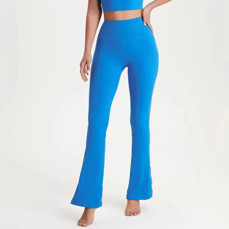 Coat High Waist Slimming Hip Raise Dance Sports Wide Legs Yoga Pants
