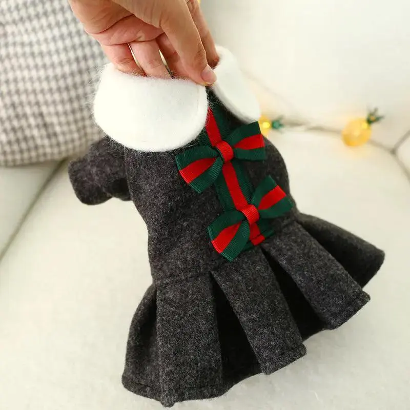 College style woolen skirt