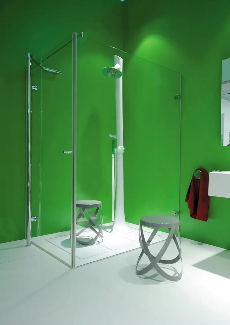 Colonna Doccia Albero B co verde 1