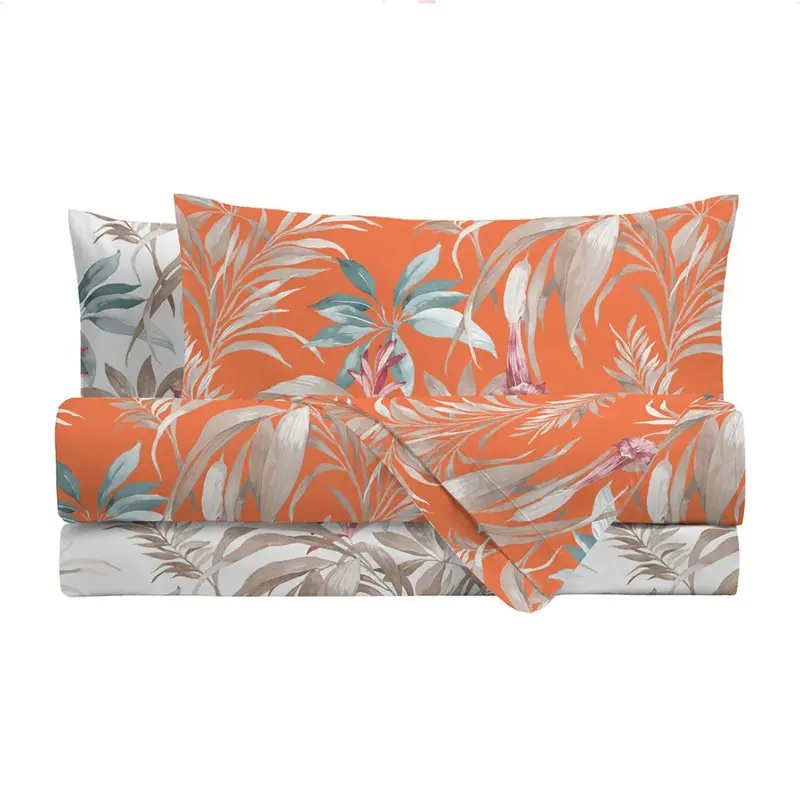 Completo Letto Avalon Caramello in Cotone Singolo