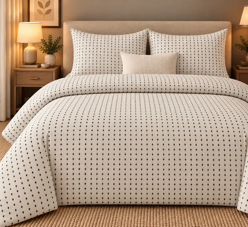 Completo Letto in Flanella Matrimoniale Jesse