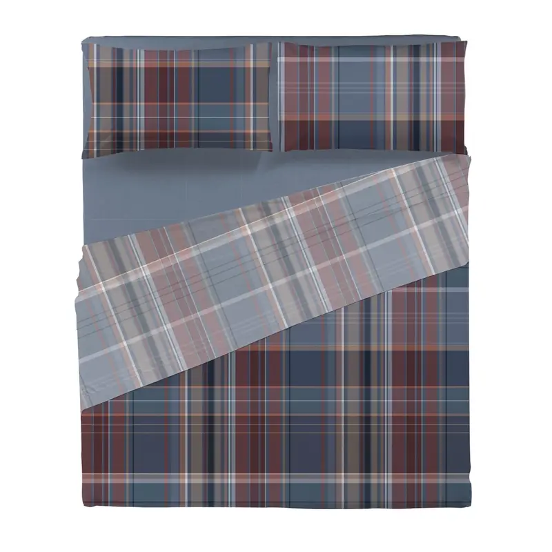 Completo Letto Matrimoniale Clinton Blu