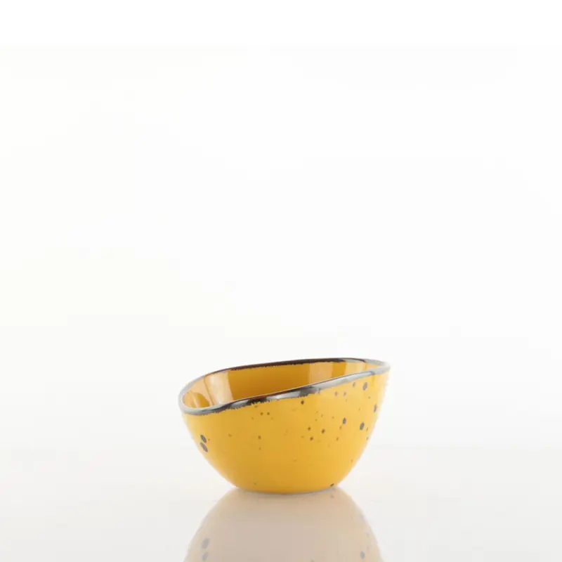Coppetta Weissestal Cottage Aqua yellow 14cm - 2pz