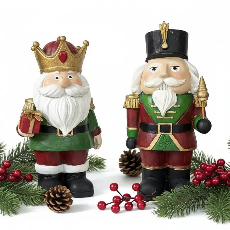 Coppia statuine “Soldatini Schiaccianoci” – Set da 2