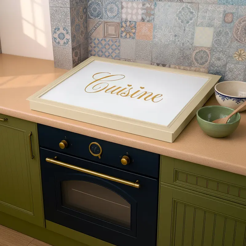 Copri fornello in Legno Cousine Design Moderno e Stile Italiano
