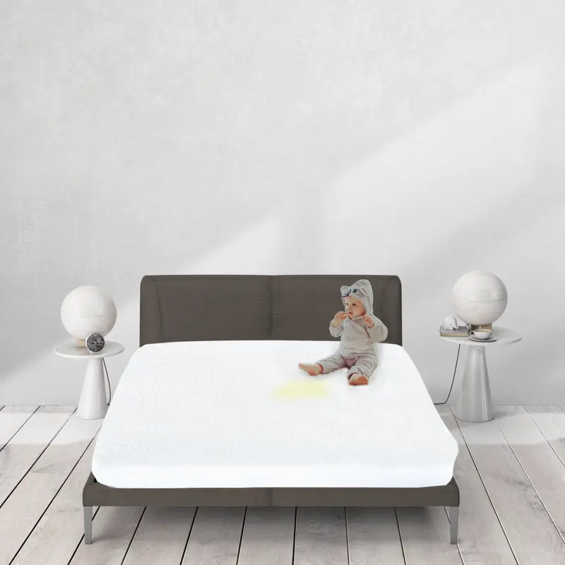 Coprimaterasso Impermeabile Dry matrimoniale 165x195 antiacaro traspirante bianco