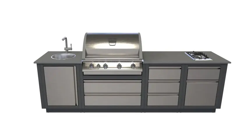 Cucina da esterno Oasis con 4 Moduli