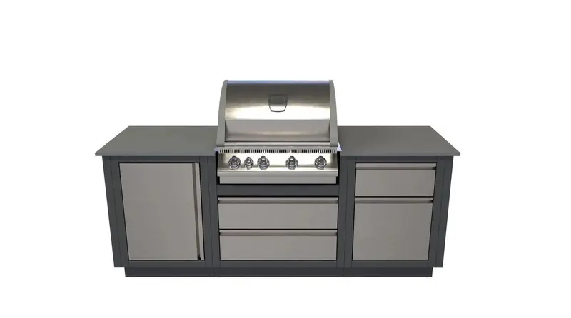 Cucina da esterno Oasis con Anta, Pattumiera e Barbecue Bild485 Ø 60cm Napoleon