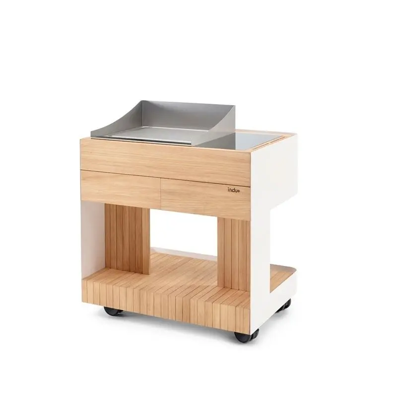 Cucina mobile per piano cottura con ruote Intas Duo Indu+