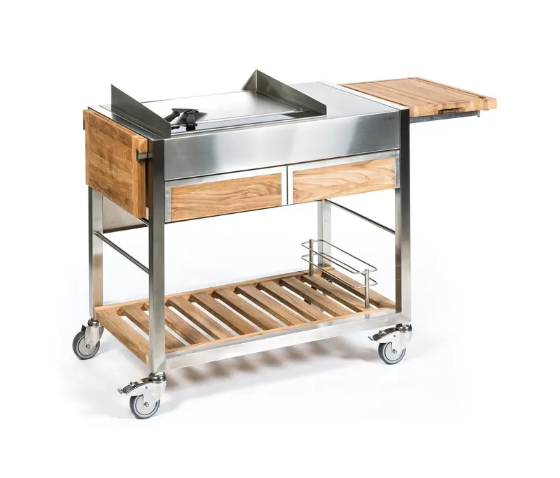 Cucina mobile per piano cottura con ruote Tomboy Duo Indu+