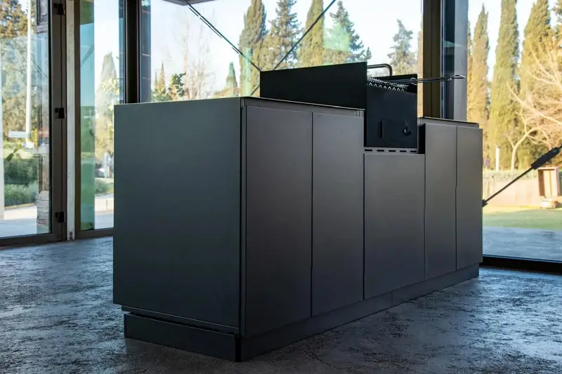 Cucina Urbino 220 da Esterno Flaminia – Monoblocco con Barbecue a Carbone 220 cm