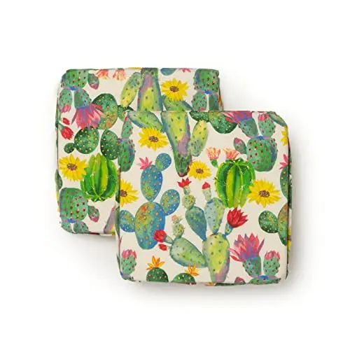 Cuscini Coprisedia con fascia elastica rinforzata cotone e poliestere Shabby Chic Country Supreme