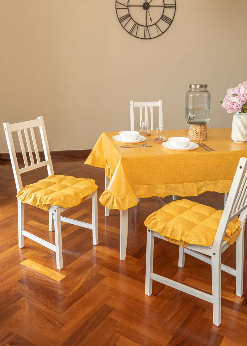 Cuscini Coprisedia Shabby Chic, 40x40 Set da 2 pezzi, Trapuntati, Imbottiti serie Unito