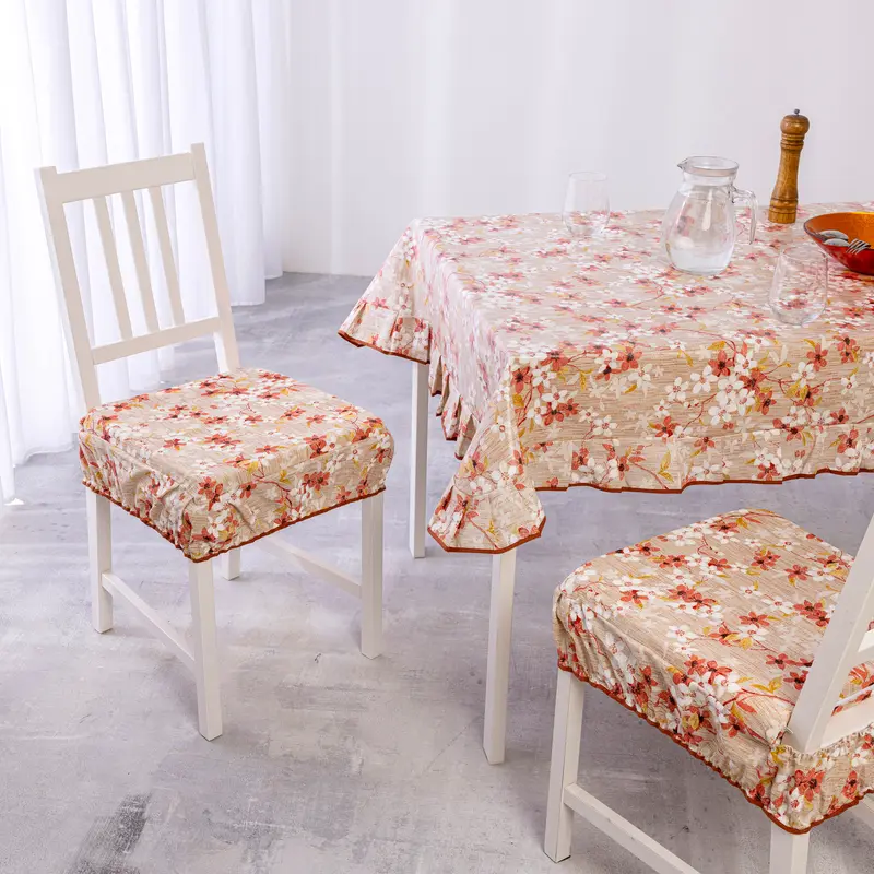Cuscini Sedie Cucina Fiore Dalila Paramaison Set 2 Pezzi 40x40x4,5 cm Imbottiti Sfoderabili con Zip e Fascia Elastica Fantasia Floreale