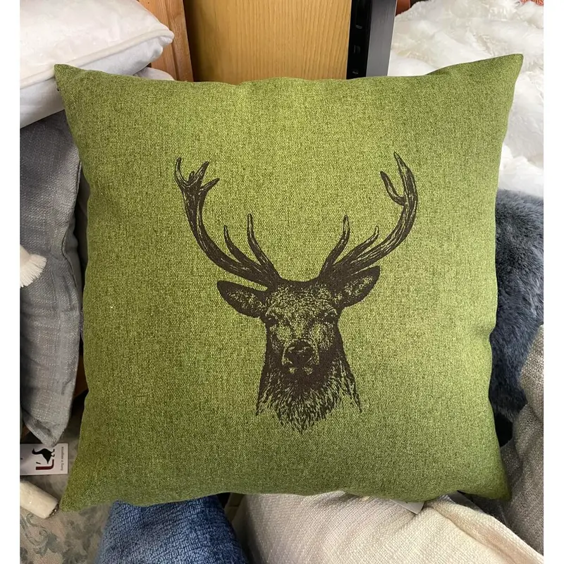 Cuscino Cervo - verde