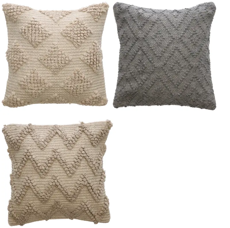 Cuscino in Cotone Scandi in 3 Modelli
