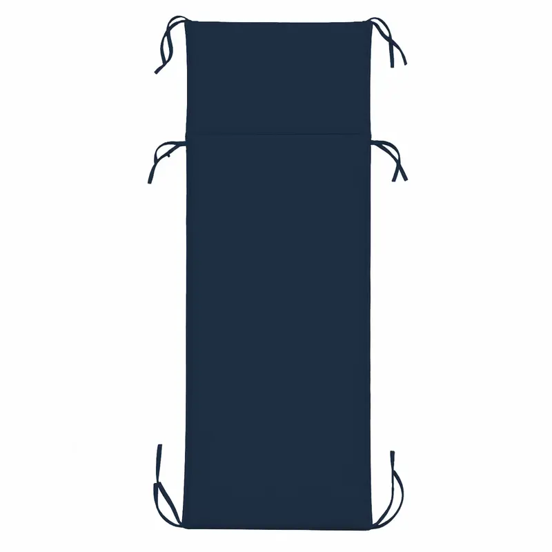 Cuscino per Lettino da Esterno Materassino Imbottito 60x190 cm con Laccetti Vari colori