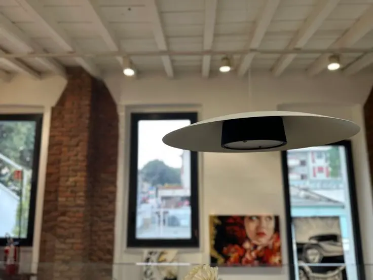 Davide Groppi, QuiQuoQua, Lampada da soffitto, bianco opaco,18940300
