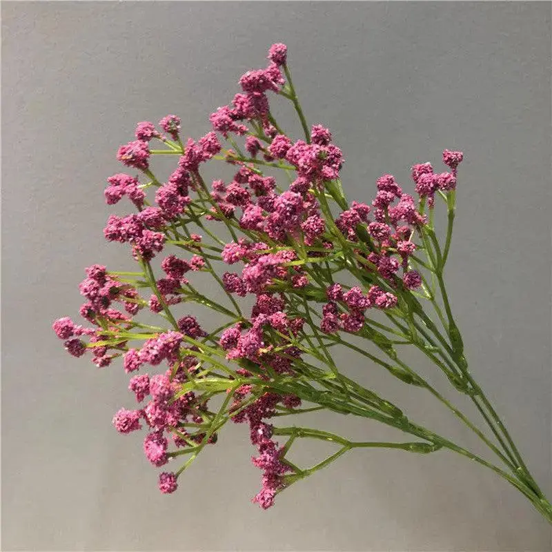 Decoration Artificial Flower 5 Prongs Bubble Starry