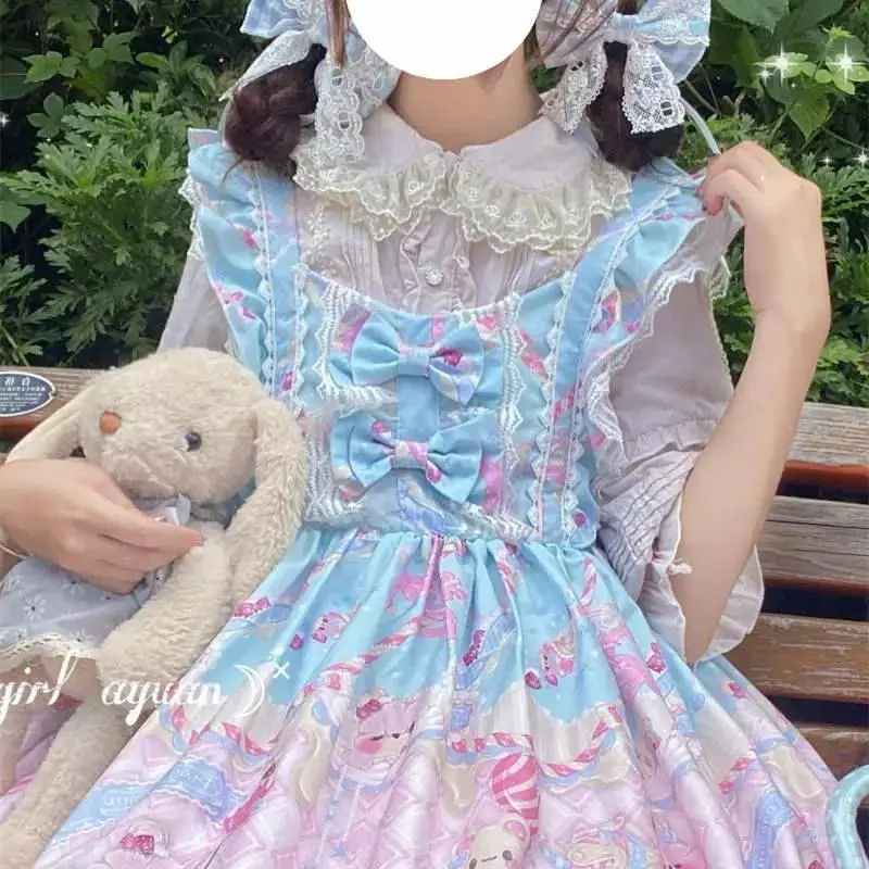 Dessert Party Suspenders Jsk Summer Dress