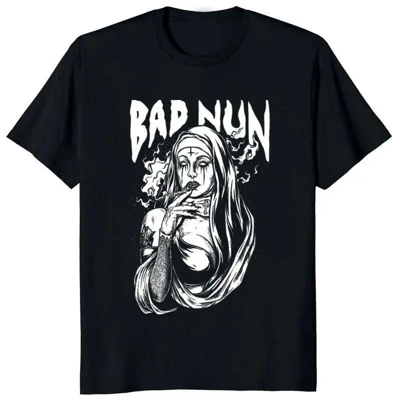 Devil Unholy Nun Tshirt 3D Print Tops Men Women Unisex T-Shirt