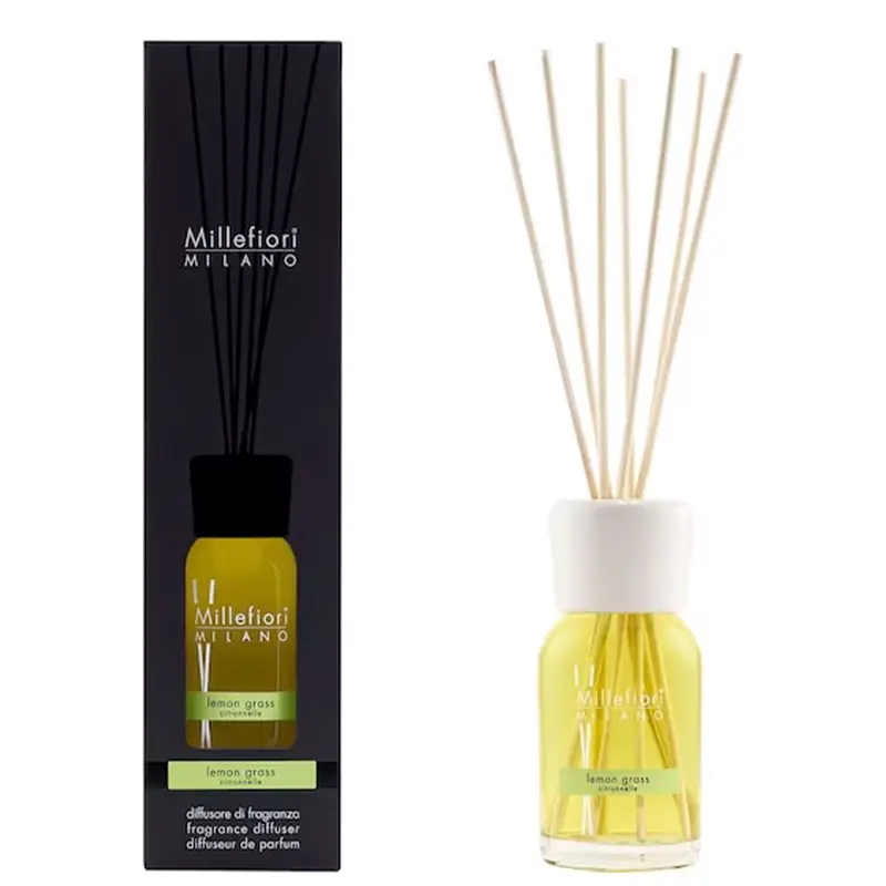 Diffusore profumazione stick 100 ml Lemon Grass Millefiori Milano