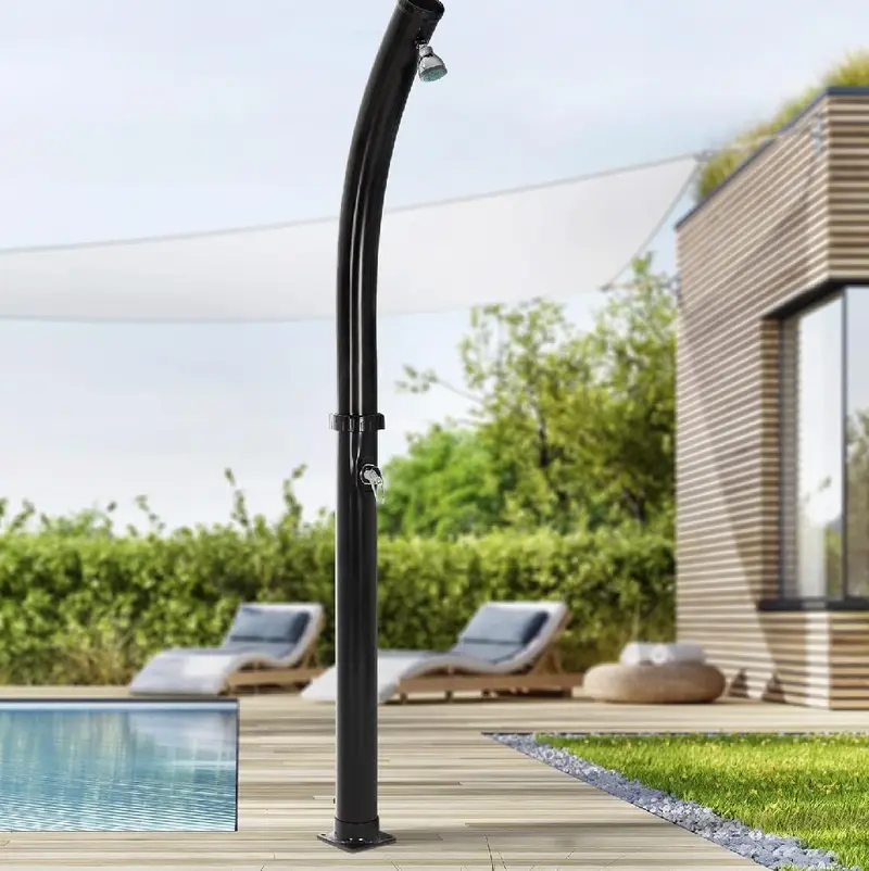 Doccia Solare da Giardino 20 LT con Miscelatore per Esterno Piscina Campeggio