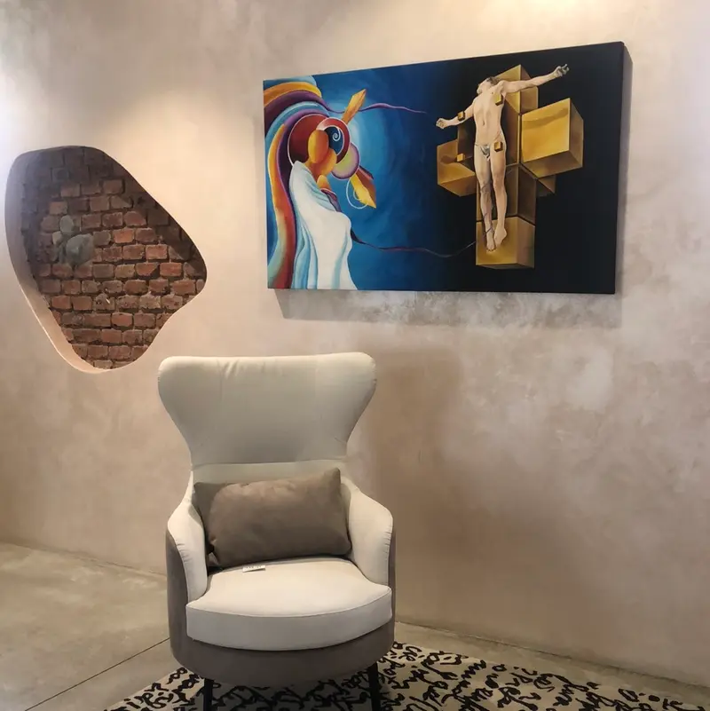 Dorta Raffaella, quadro "Passione Surreale", olio su tela, 140x80