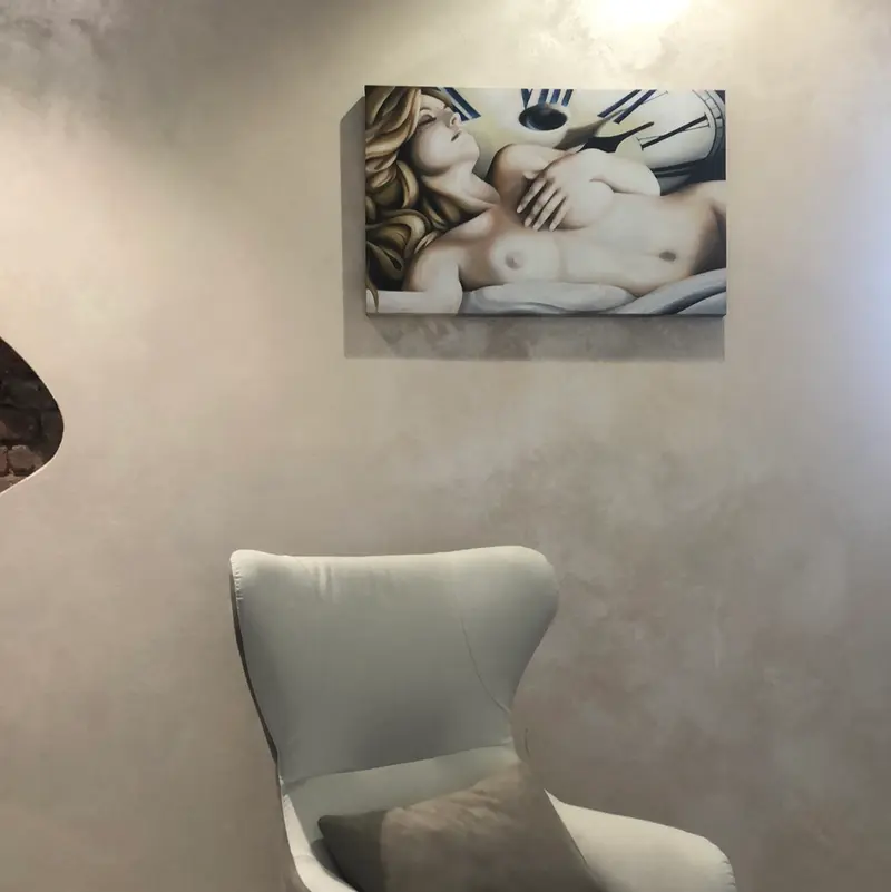 Dorta Raffaella, quadro "Tempo Femminile", olio su tela, 80x50