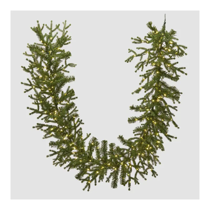 EDG Decorazione natalizia Tralcio Pino Lucciole con 300 mini led 180 cm