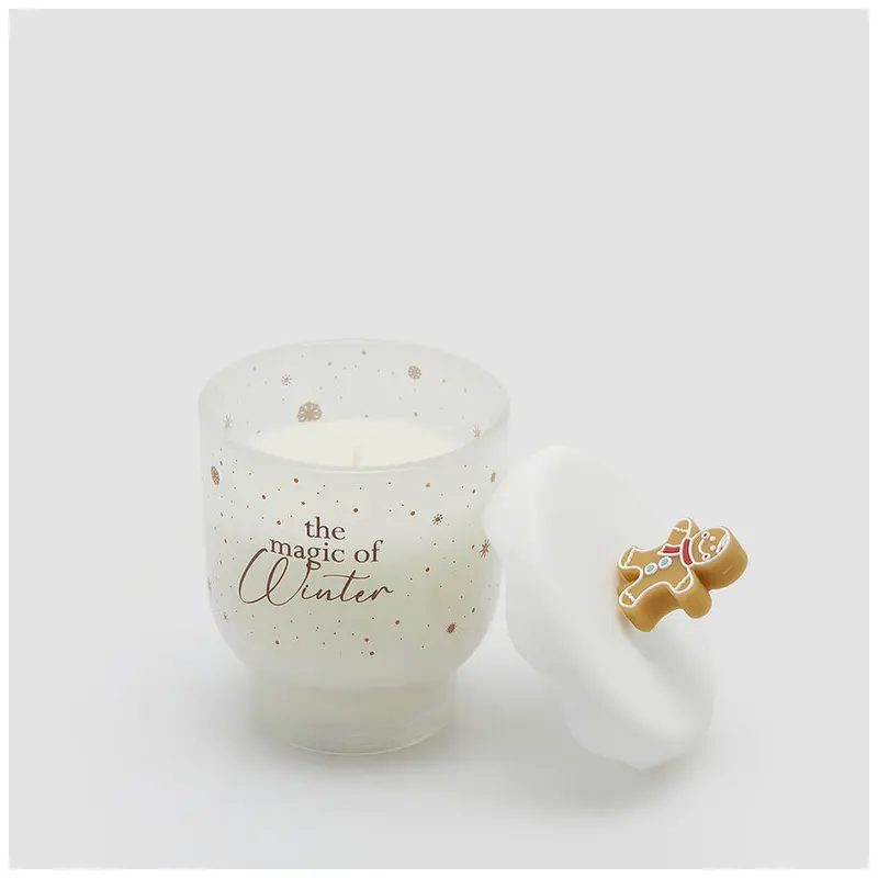 EDG Enzo De Gasperi Candela "Snowy" D9xH10 cm 3 varianti (1 unità)
