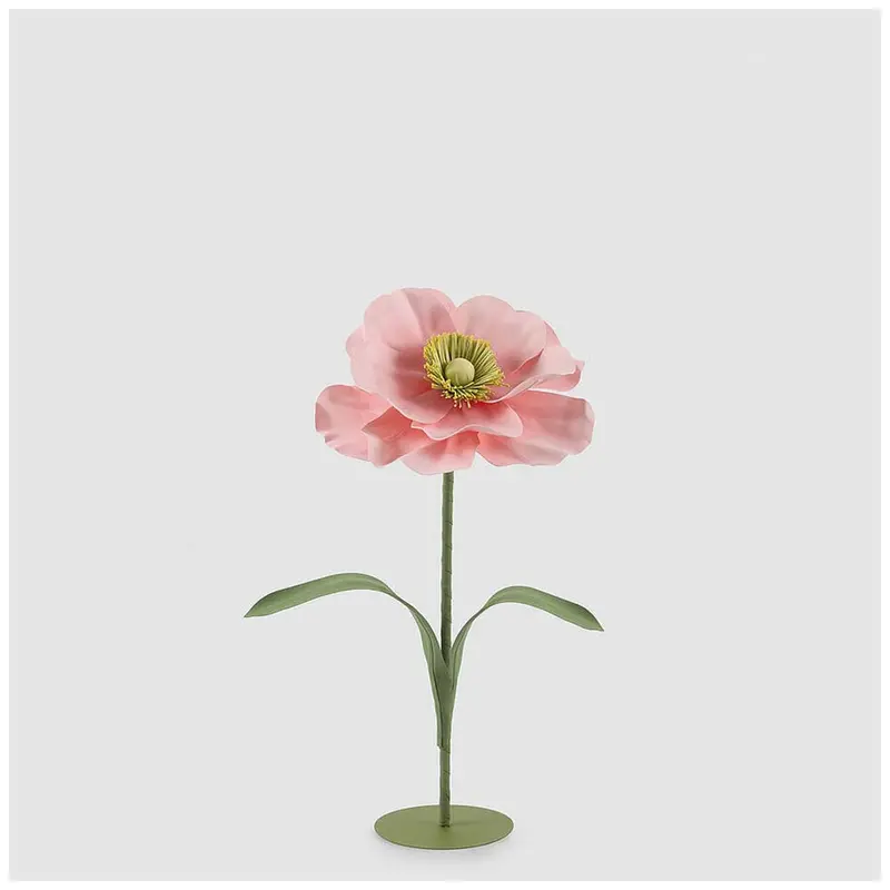 EDG Enzo de Gasperi Fiore Anemone Jumbo artificiale con base D60xH110 cm