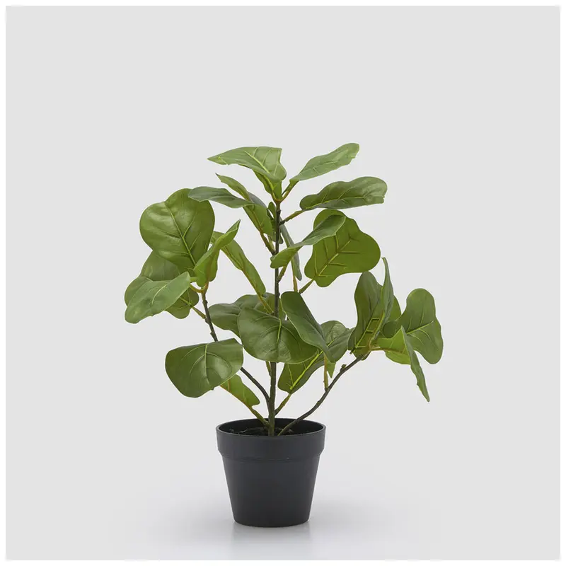 EDG Enzo De Gasperi Pianta artificiale Ficus Lyrata finta con vaso H45 cm