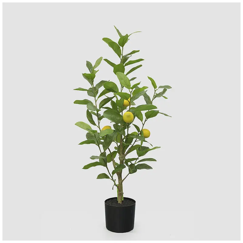 EDG Enzo De Gasperi Pianta artificiale Limone Vogue con vaso H97 cm