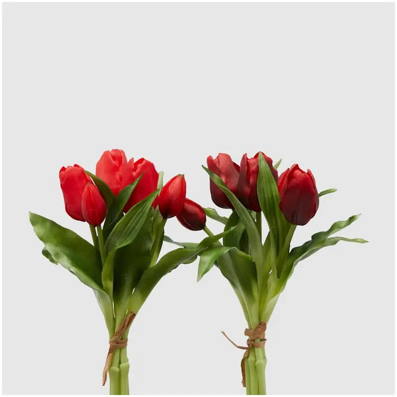 EDG Mazzo Tulipano Olis artificiale H28 cm 2 varianti(1pz)