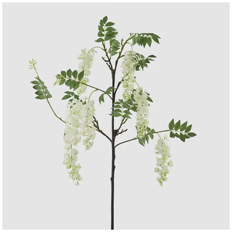 EDG Ramo Glicine Chic con foglie artificiale H100 cm 2 varianti(1pz)