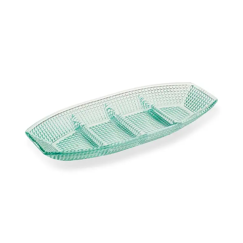 Emò Italia Antipastiera vassoio in vetro "Convivium" 28x14xH3 cm 3 varianti(1 unità)