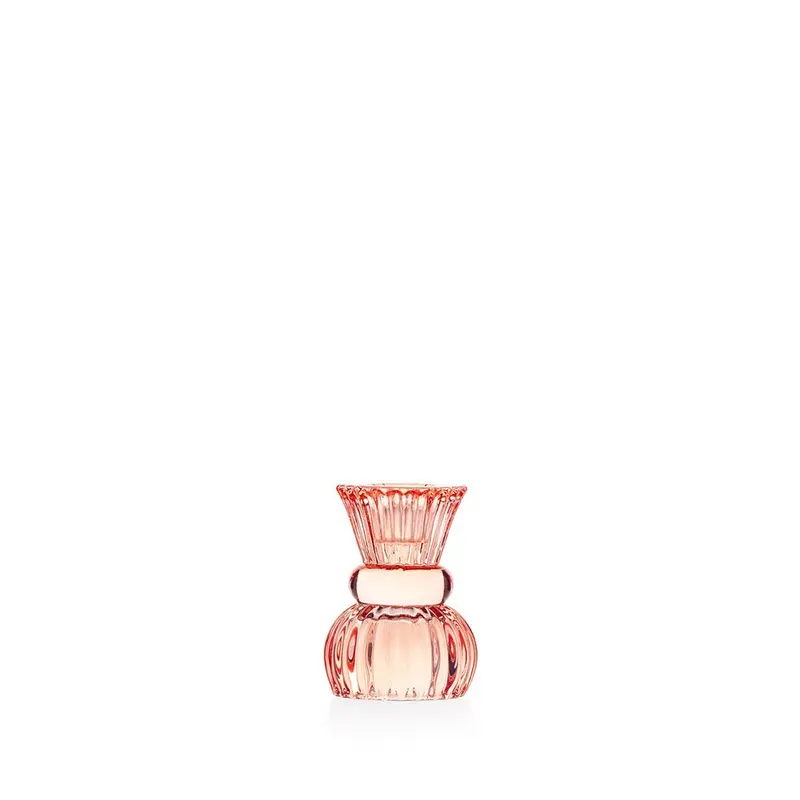 Emò Italia Candeliere mini in vetro "Marrakech" D5.5xH7.8 cm 4 varianti(1 unità)