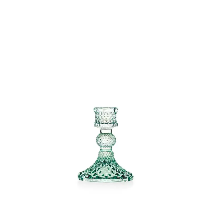 Emò Italia Candeliere piccolo in vetro "Convivium" D8xH10.2 cm 4 varianti(1 unità)