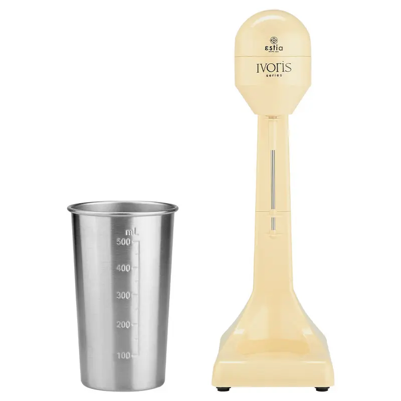 Estia Home Miscelatore elettrico in acciaio avorio "Ivoris" 100W con misurino 500ml